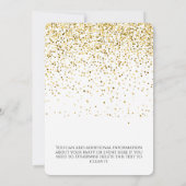 ホリデークリスマスパーティーフェスティバルカクテル 招待状 (裏面)