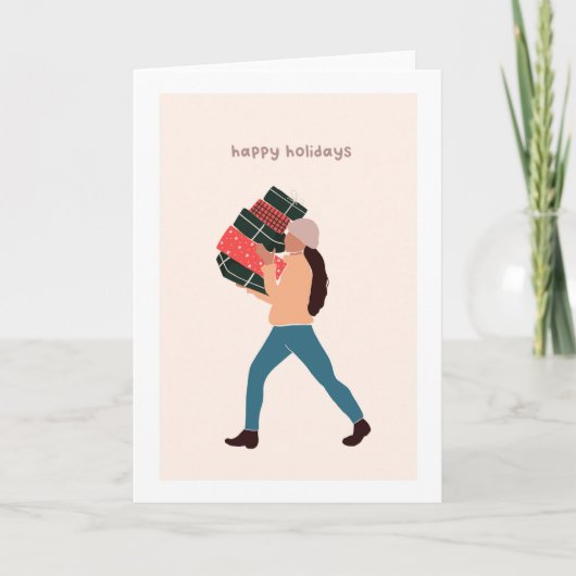 ホリデークリスマスパーティー カード (正面)