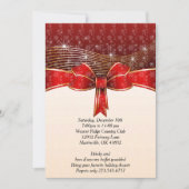 ホリデークリスマスパーティー 招待状 (正面)