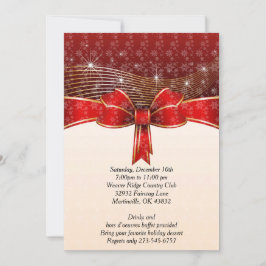 ホリデークリスマスパーティー 招待状