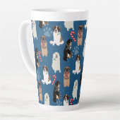 ホリデークリスマスビッグドッグ カフェラテマグ (左アングル)