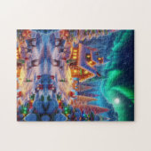 ホリデークリスマスビベス ジグソーパズル (横)