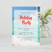 ホリデークリスマスビーチパーティー 招待状 (スタンド正面)