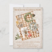 ホリデークリスマスピクニックミール 招待状 (正面)