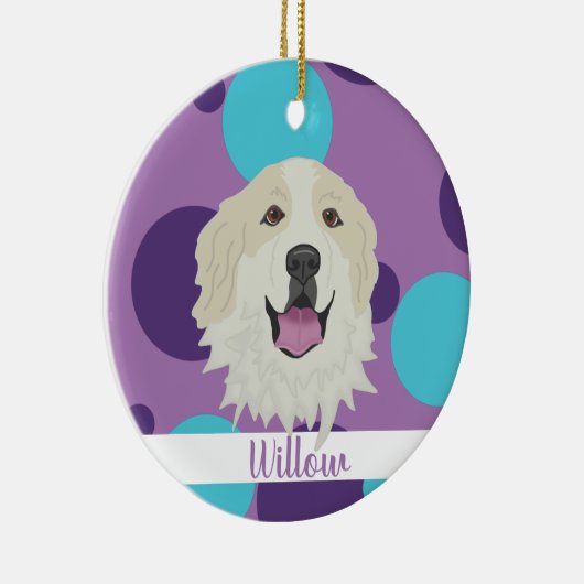 ホリデークリスマスピレ素晴らしネー セラミックオーナメント (右)