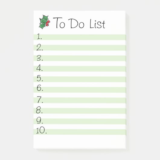 ホリデークリスマスフェスティバルジンルベルホリー ポストイット (正面)