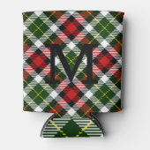 ホリデークリスマスプライド家族モノグラムイニシャル 缶クーラー (正面)