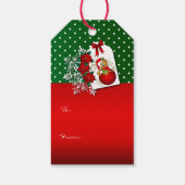 ホリデークリスマスベアー ギフトタグ (裏面)