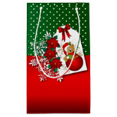 ホリデークリスマスベアー スモールペーパーバッグ (裏面)