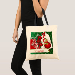 ホリデークリスマスベアー トートバッグ
