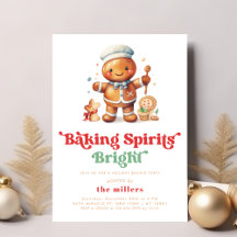 ホリデークリスマスベーキングパーティー Baking Spirits Bright