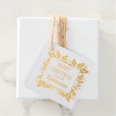 ホリデークリスマスホリーベリーツリーギフトラベル フェイバータグ (箱)