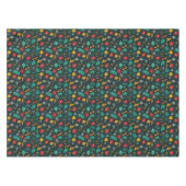 ホリデークリスマスホリーベリーフェスティバルバウブル テーブルクロス (正面(横))