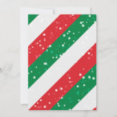 ホリデークリスマスホワイトエレファントギフトエクスチェンジ 招待状 (裏面)