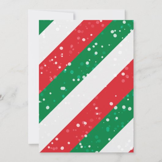 ホリデークリスマスホワイトエレファントギフトエクスチェンジ 招待状 (裏面)