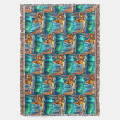 ホリデークリスマスボンド スローブランケット (正面縦)