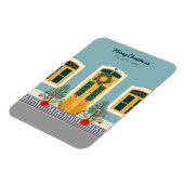 ホリデークリスマスポルトガルフェスティバルハウスカード マグネット (左側)