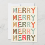 ホリデークリスマスメリーパーティー汗をかこう 招待状 (裏面)