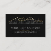 ホリデークリスマスライトインストール 名刺 (正面)