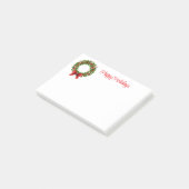 ホリデークリスマスリース ポストイット (アングル)