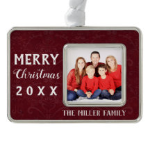 ホリデークリスマスレッドヴィンテージ記念の年の写真