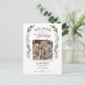 ホリデークリスマス引越しフォト シーズンポストカード (スタンド正面)
