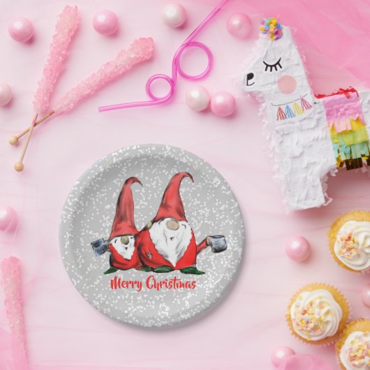 ホリデークリスマス格言 すてき ペーパープレート (パーティー)