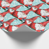 ホリデークリスマス格言 すてき ラッピングペーパー (角)