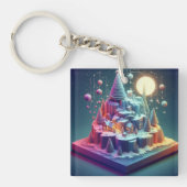 ホリデークリスマス銀河系 キーホルダー (正面)