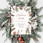 ホリデークリ素朴スマスパーティー 招待状