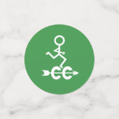 ホリデークロスカントリーランニングズランナー© コンフェッティ (スモール正面)