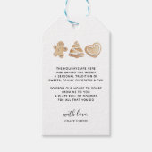 ホリデーグッズ焼いたギフトラベル ギフトタグ (正面)