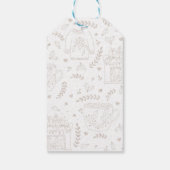 ホリデーグッズ焼いたギフトラベル ギフトタグ (裏面)