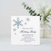 ホリデーグラマーパーティの招待状（白） 招待状 (スタンド正面)