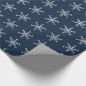 ホリデーグラモールラッピング紙 – ネイビー ラッピングペーパー (角)