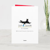 ホリデーグリーティングカードチョコレートラボ カード (裏面)