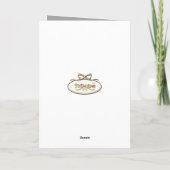 ホリデーグリーティングカード、クリスマスツリー+オーナメント シーズンカード (裏面)