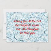 ホリデーグリーティングカード シーズンカード (裏面)