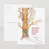 ホリデーグリーティングカード シーズンポストカード (正面/裏面)