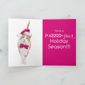 ホリデーグリーティングカード-スポンキーキティ シーズンカード (内部)