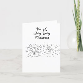 ホリデーグリーティングカード：フロー＆ミセスフロスティ シーズンカード