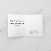 ホリデーグリーティングカード:フrosty氏&フリーズティー夫人 シーズンカード (内部)