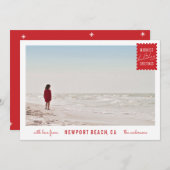 ホリデーグリーティングスフォトカード シーズンカード (正面/裏面)