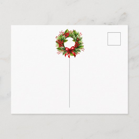 ホリデーグリーティングニューホームムービング 案内ポストカード (裏面)