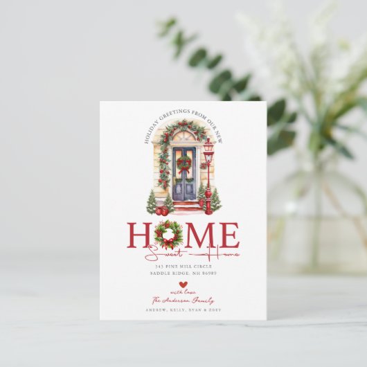 ホリデーグリーティングニューホームムービング 案内ポストカード (スタンド正面)