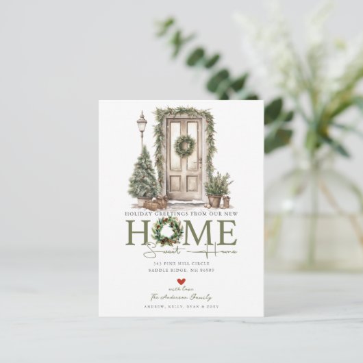 ホリデーグリーティングニューホームムービング 案内ポストカード (スタンド正面)