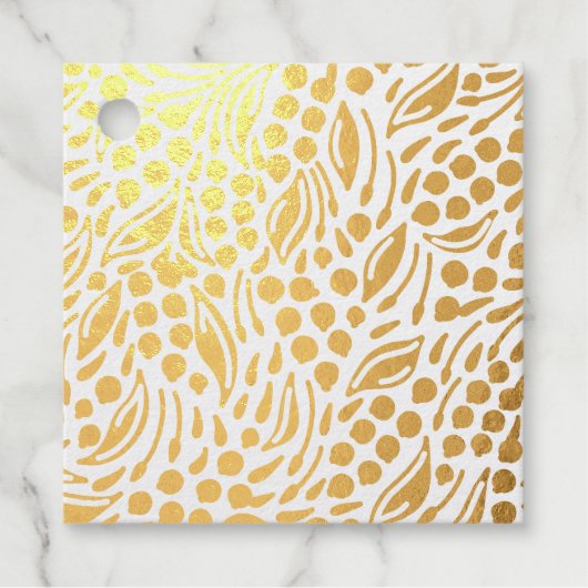 ホリデーグリーティングホリーベリークリスマスモダン フェイバータグ (正面)