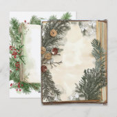 ホリデーグリーティング シーズンカード (正面/裏面)