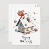 ホリデーグリーティング シーズンポストカード (正面/裏面)