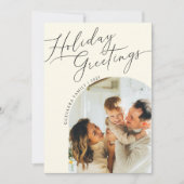 ホリデーグリーティング ファミリーファイブ フォト クリスマス (正面)